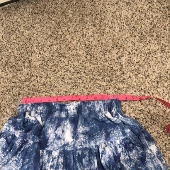 Vintage Skirt Size Small Blue White Tie Dye - Picture 7 of 7
